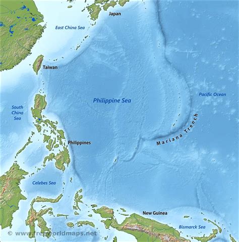 map of the philippines pacific ocean